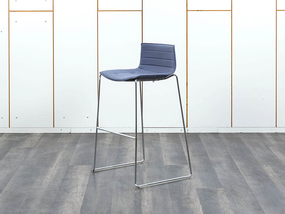 Барный стул Arper  Ткань Синий   (УНТН-01023)