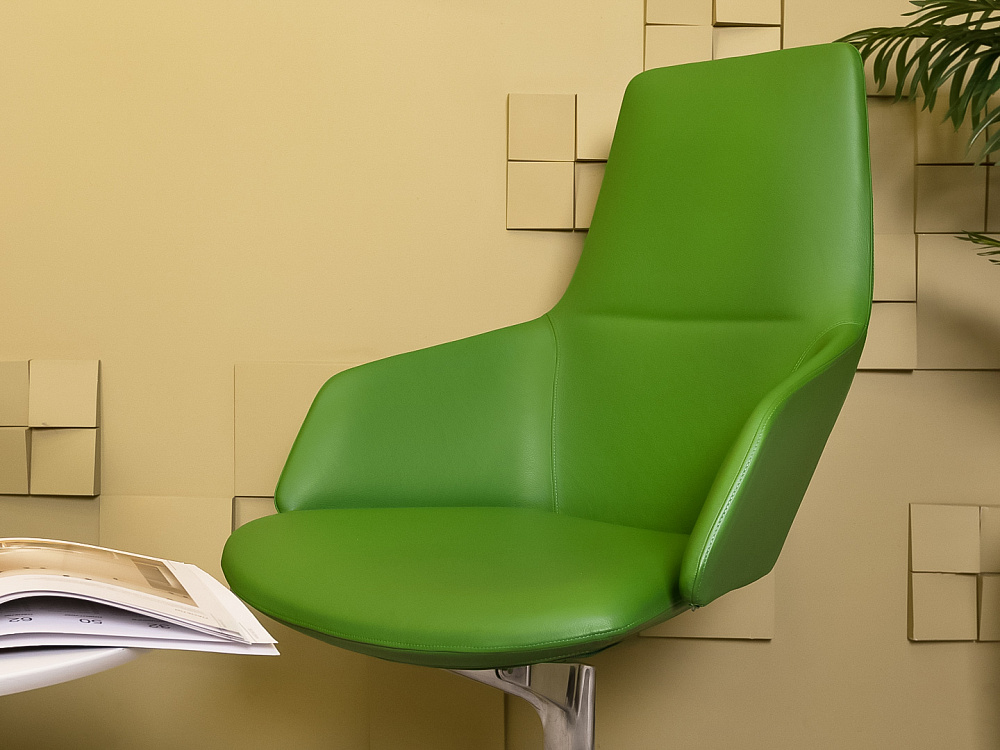Мягкое кресло  ARPER Кожа Зелёный Италия  КНКЗ-19036
