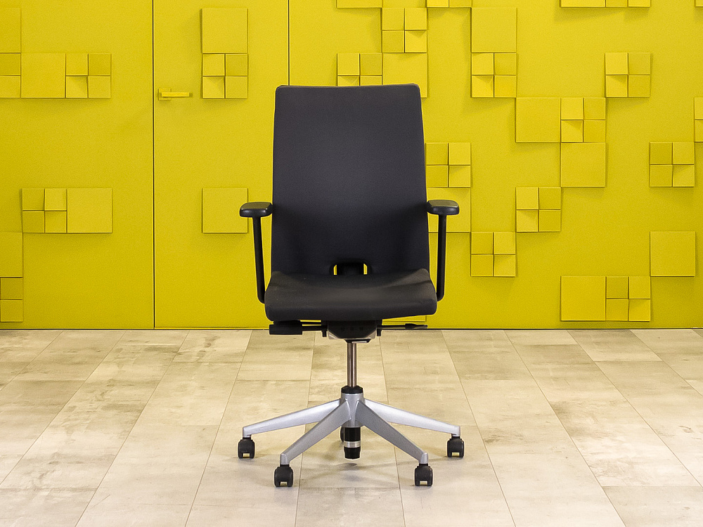 Офисное кресло для персонала на колесах Comforto HAWORTH Ткань Серый США_КПТС1-251223