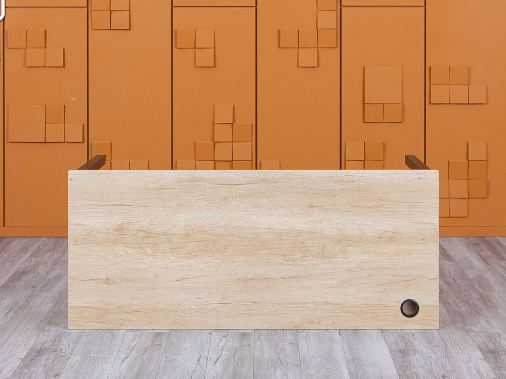 Офисный стол прямой  1 400х600х750 ЛДСП Зебрано   (СППЗ-21085)