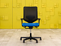 Офисное кресло для персонала на колесах Koenig Neurath Ткань Синий; Чёрный Германия_КПТН-04111