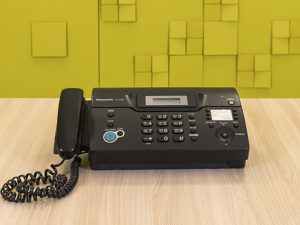 Телефон Panasonic Пластик Чёрный Япония_ТЕЛ1-211222