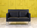Комплект мягкой мебели WALTER KNOLL 1300x690 Кожа Чёрный Германия_ДНКЧК-190124