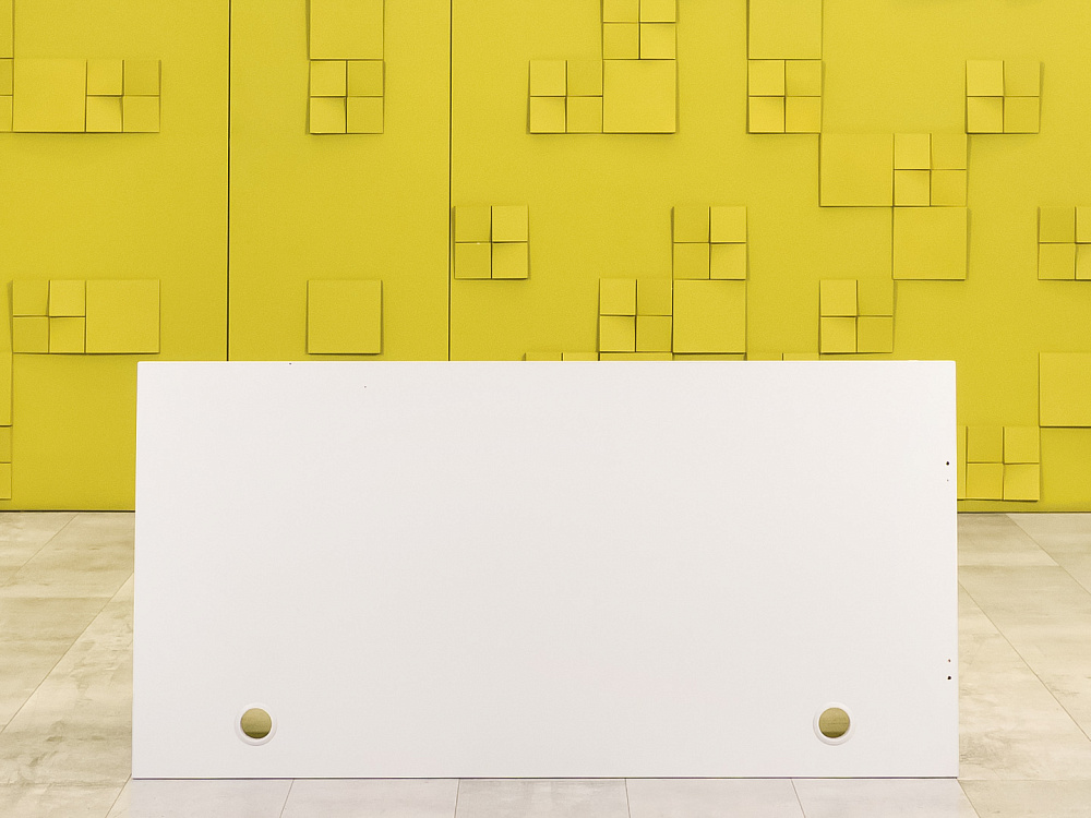 Офисный стол прямой ЛДСП Белый  СППБ1-14046