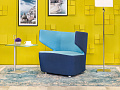 Мягкое кресло Club-k1 LD Seating Ткань Синий Чехия  КНТН2-26025
