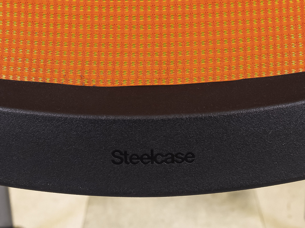 Конференц кресло для переговорной Steelcase Кожзам Чёрный Франция  КНКЧ-12026