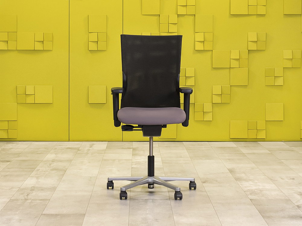 Офисное кресло для персонала на колесах Comforto HAWORTH Ткань Серый США_КПТС-051223