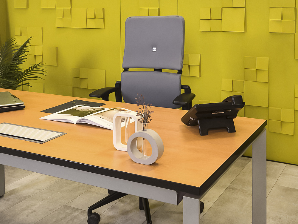 Стол для руководителя  Steelcase ЛДСП Ольха Германия  СРПЛ1-30016