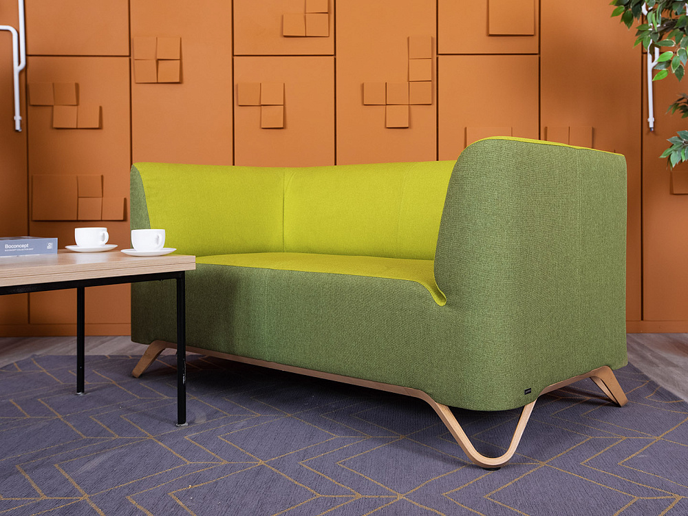 Офисный диван Profim Ткань Зеленый Softbox 21  (ДНТЗ-06035)
