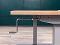 Офисный стол прямой IKEA 1400x730 ДСП Дуб Швеция_СППВ2-050423