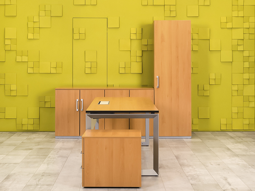 Кабинет руководителя  Steelcase ЛДСП Ольха Франция  КРЛ1-04026