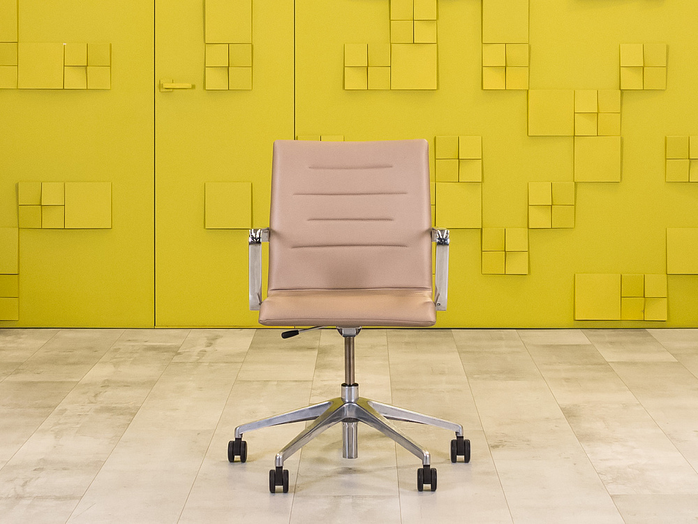 Офисное кресло для персонала на колесах Oslo LD Seating Ткань Бежевый Польша_КПТБ-220424