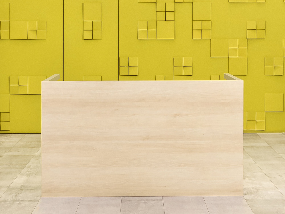 Офисный стол прямой ЛДСП Клен  СППВ-10046