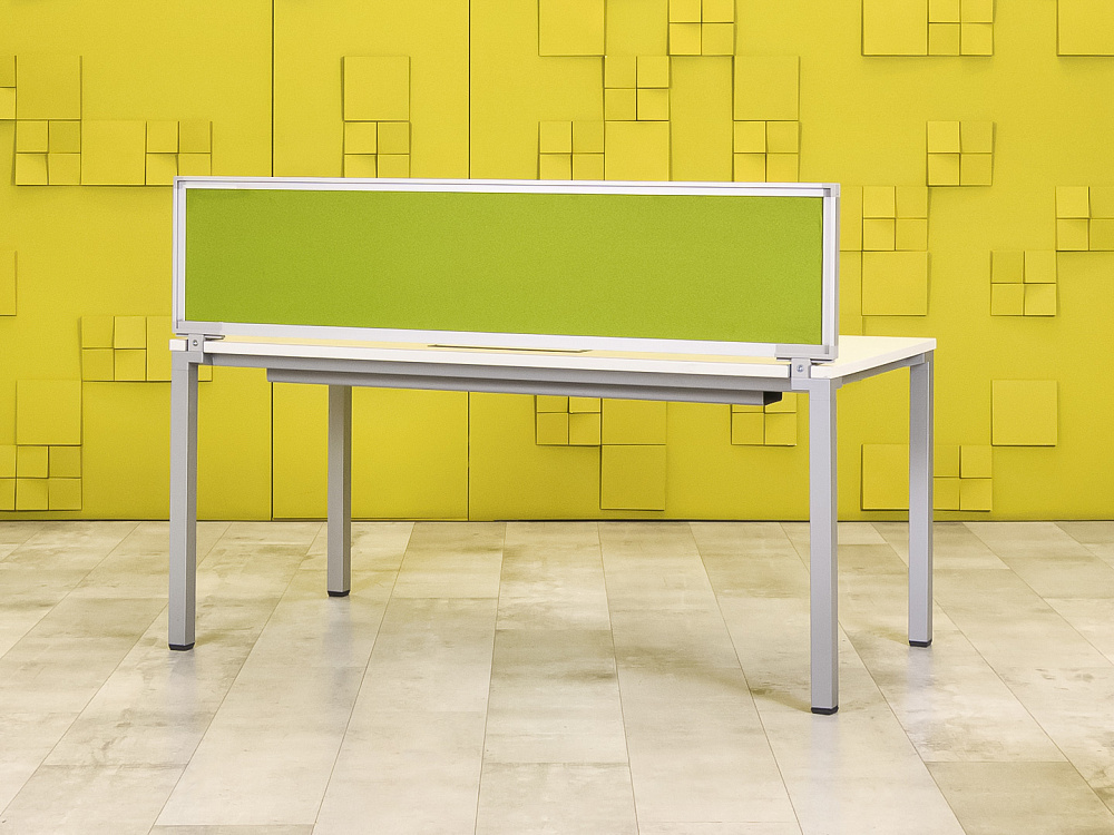 Офисный стол прямой Steelcase ЛДСП Белый Франция  СППБ-04026