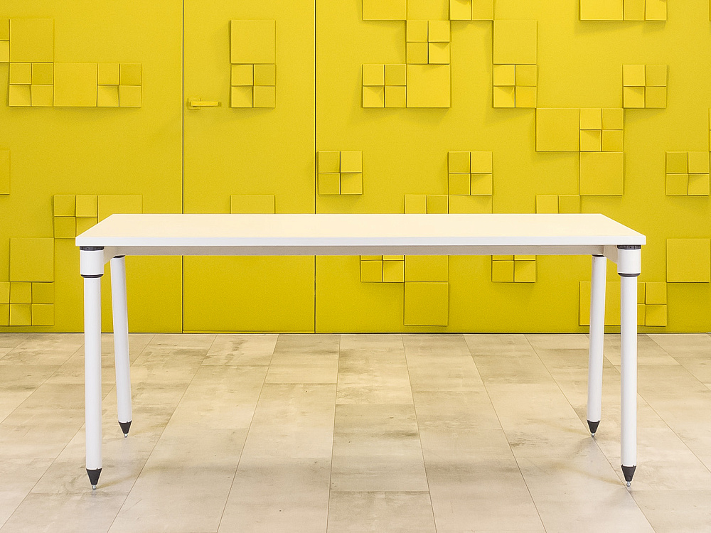 Офисный стол прямой Herman Miller 1600x800 ДСП Белый США_СППБ-111122