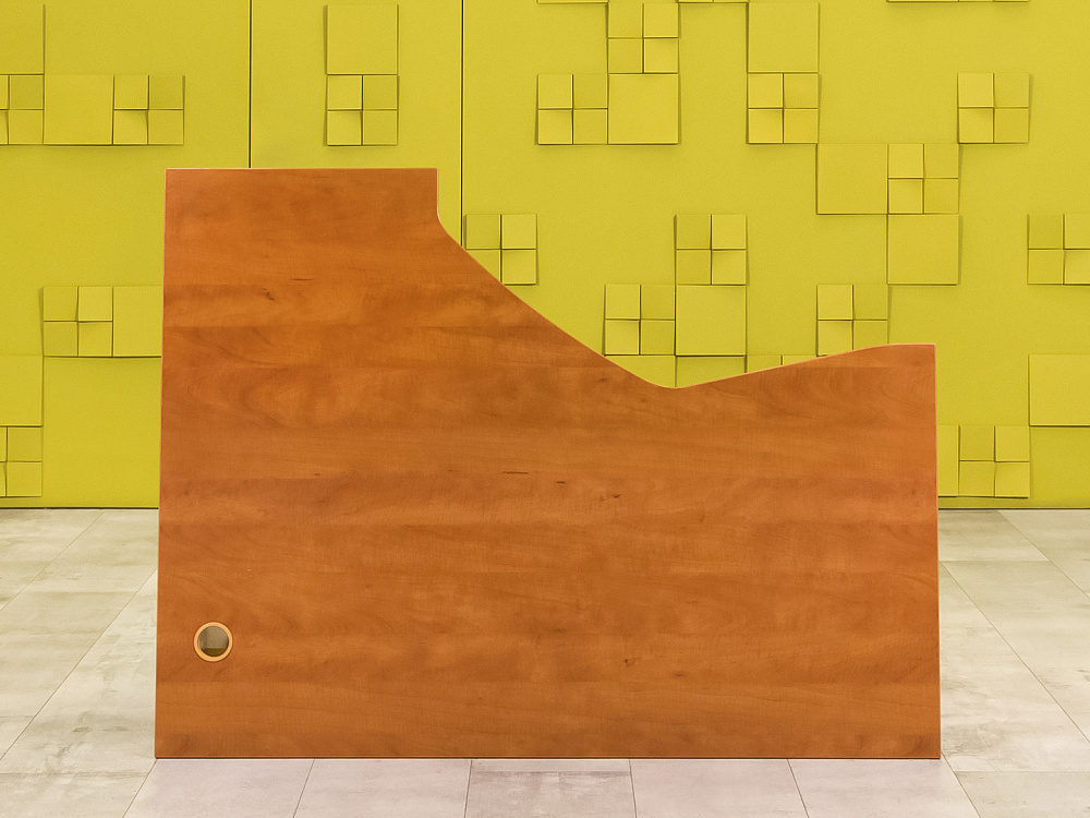 Офисный стол угловой  ЛДСП Вишня  СПУШ-09125