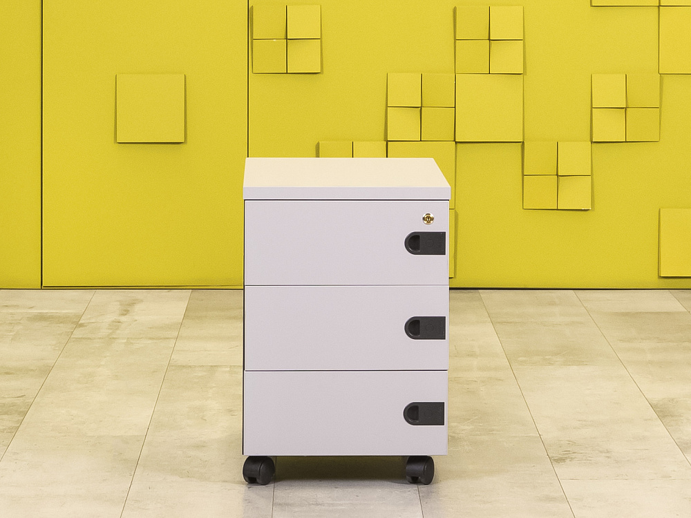 Офисная тумба выкатная ЛДСП Серый  ТВ3ЯС-30036