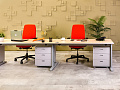 Комплект офисной мебели на 3 человека ЛДСП Зебрано Россия_ГКЗ1-270624