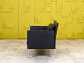 Комплект мягкой мебели WALTER KNOLL 1300x690 Кожа Чёрный Германия_ДНКЧК-190124