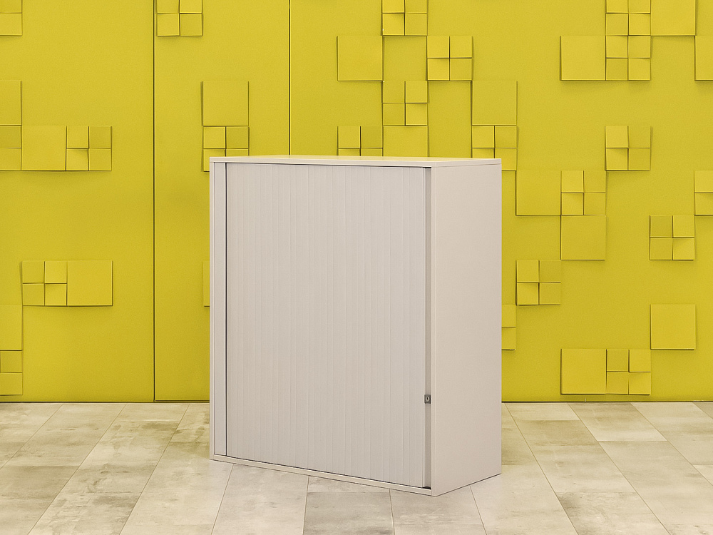 Шкаф для документов офисный  ЛДСП Серый  ШД1ДС-27046