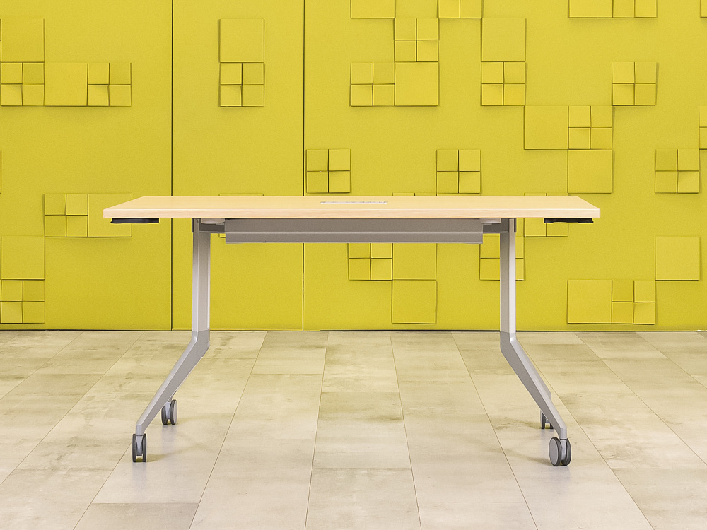 Офисный стол прямой HAWORTH ЛДСП Зебрано Германия  СППЗ-29105