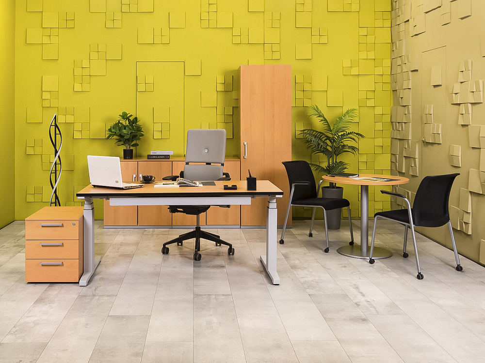 Кабинет руководителя  Steelcase ЛДСП Ольха Франция  КРЛ3-04026