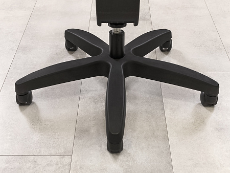 Офисное кресло для персонала на колесах Steelcase Ткань Синий Франция_КПТН-011023