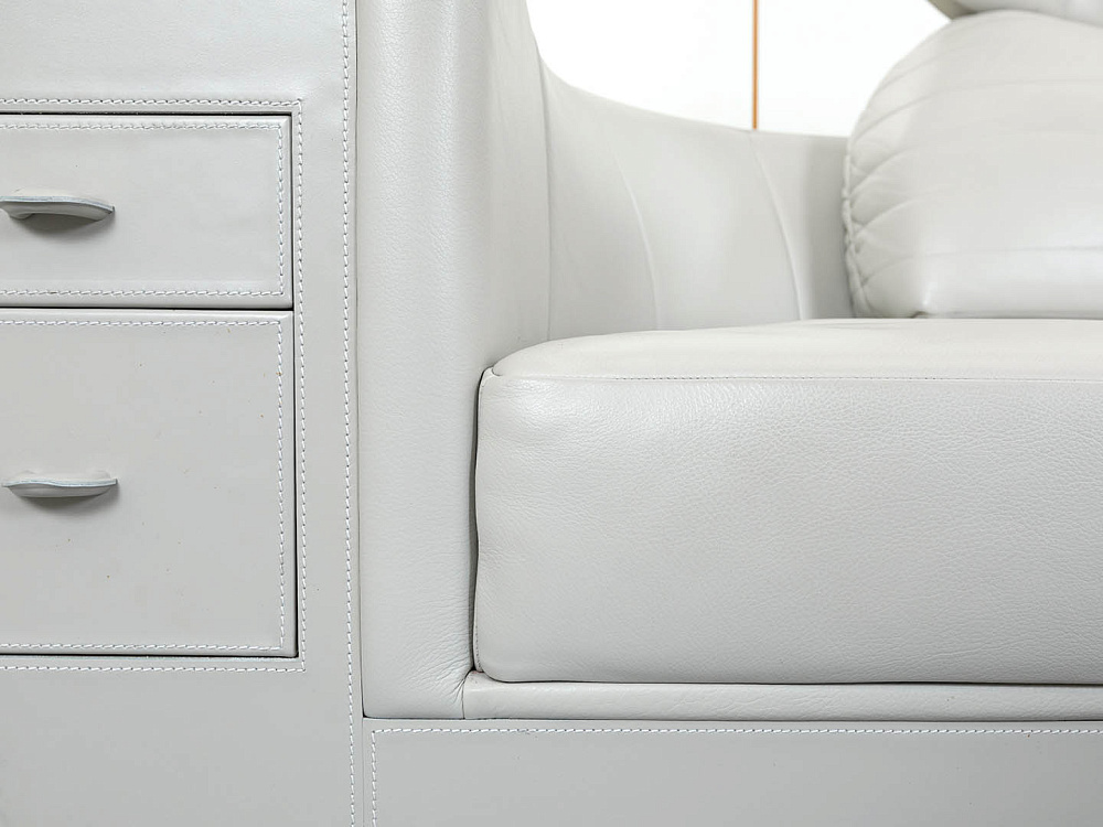 Офисный диван I4 Mariani Кожа Серый Limosine  (ДНКС-17094)