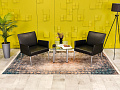 Комплект из 2-х мягких кресел WALTER KNOLL 700x700 Кожа Чёрный Германия_КНКЧК-25051