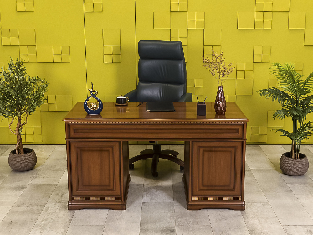 Стол для руководителя  Joconda Miassmobili ЛДСП Орех Россия  СРПХ-08046