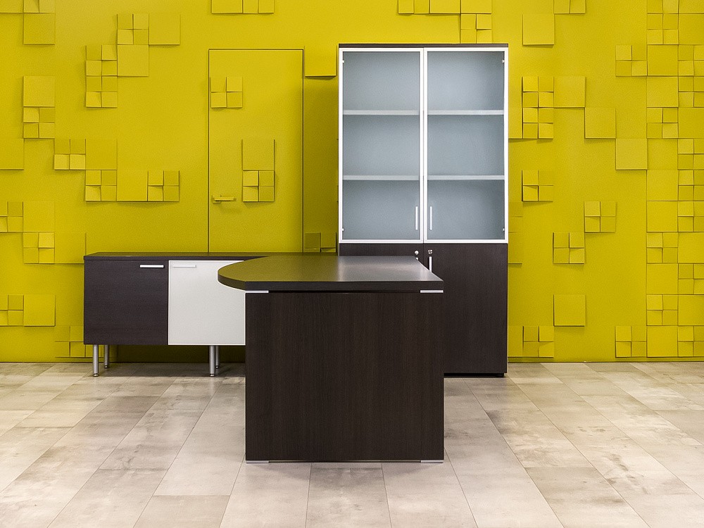 Кабинет руководителя TAO Sinetica ЛДСП Венге Италия_КРЕ-150724