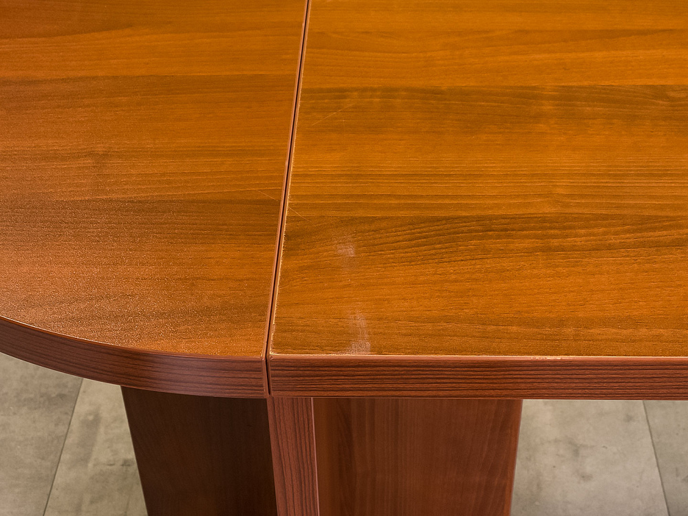 Офисный стол для переговоров 2000x800x750 ЛДСП Вишня Россия_СГОШ-200624