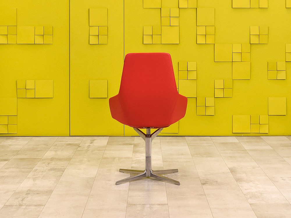 Мягкое кресло  ARPER Кожа Красный Италия  КНКК-31036